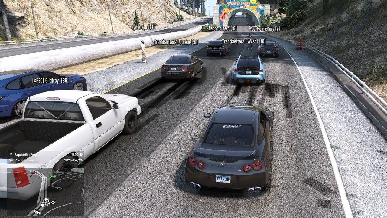 1000HP Roll Racing Car Meet & Street Racing Car Meet | GTA 5 FiveM