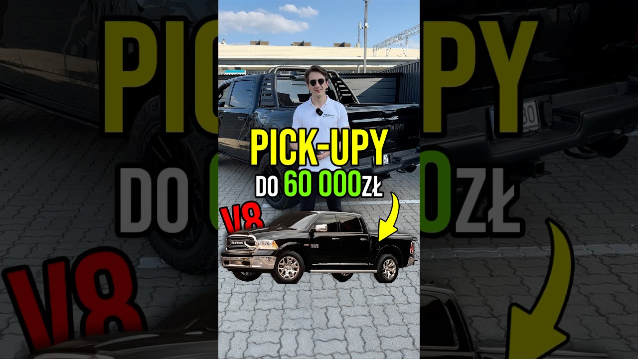 PICK-UPy do 60 000zł pod dom! z #V8 🔥 #samochodyzusa #importzusa #pickup #amcar #ram #ford #gmc