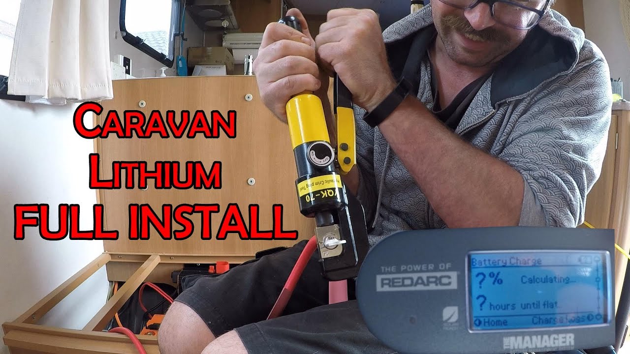 LITHIUM install | REDARC BMS 30 | 120X ITECH Caravan Lithium Install Jayco Caravan Upgrade