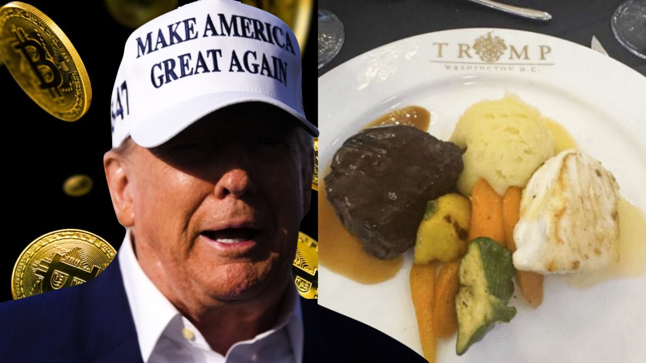 Trump's HILARIOUSLY AWFUL Crypto Scam Dinner