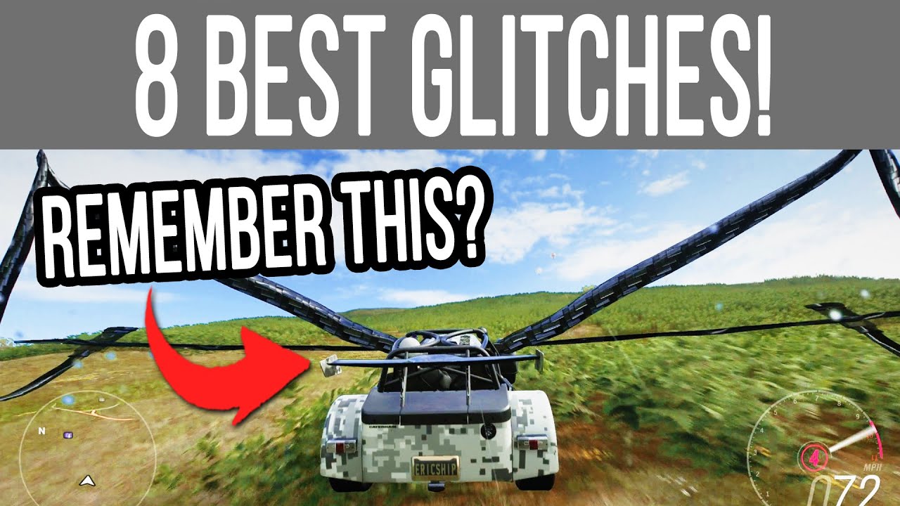 Forza Horizon 4 - 8 BEST Car Glitches That We ALL Forgot About!