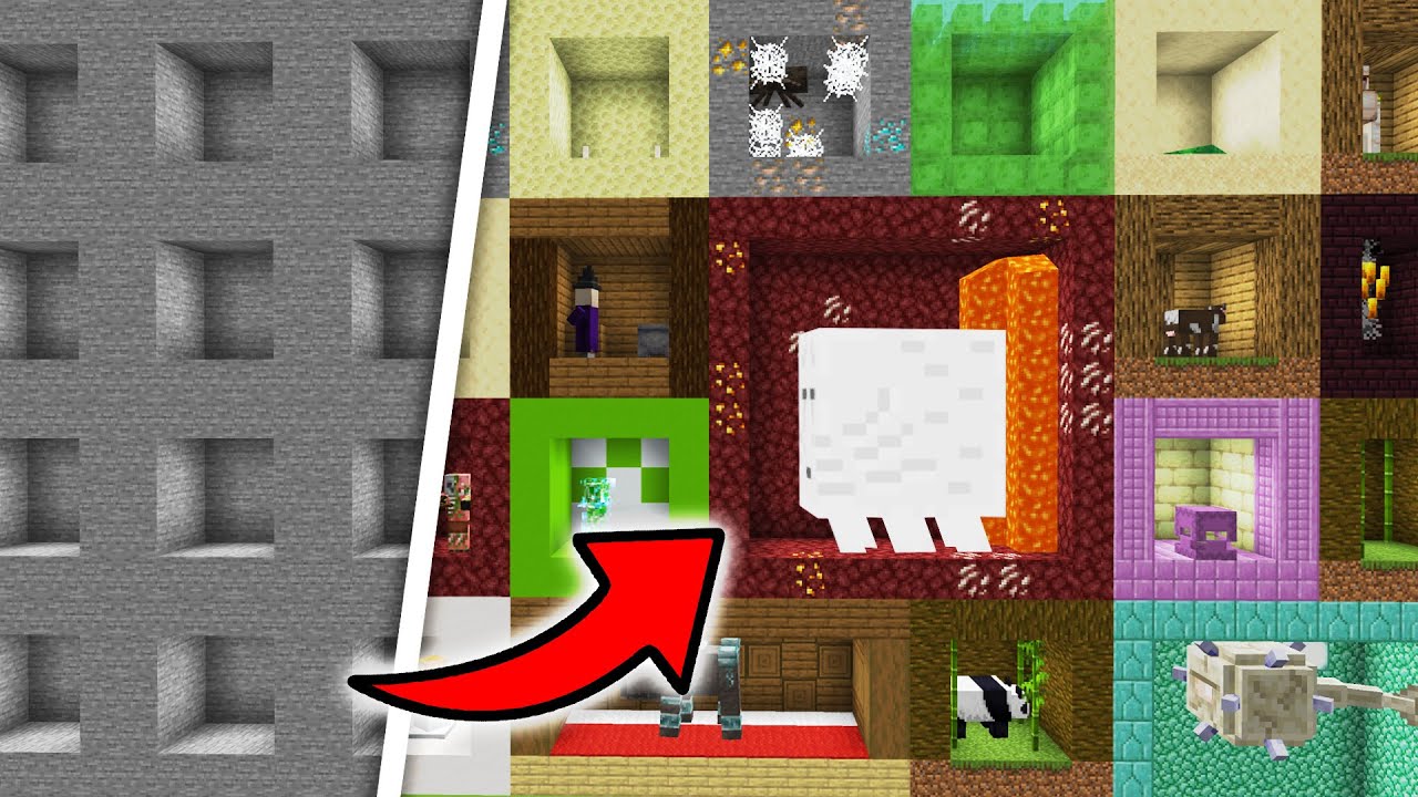 ZŁAPAŁEM WSZYSTKIE MOBY W MINECRAFT HARDCORE
