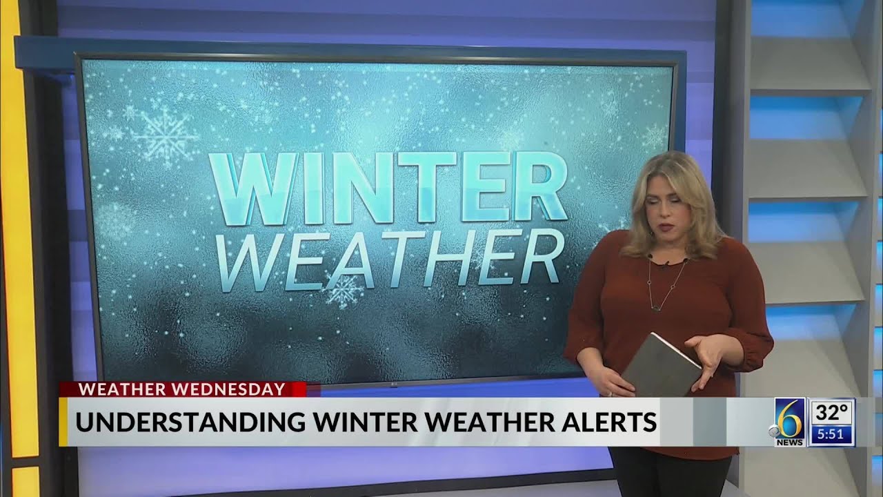 Weather Wednesday: Understanding winter weather alerts