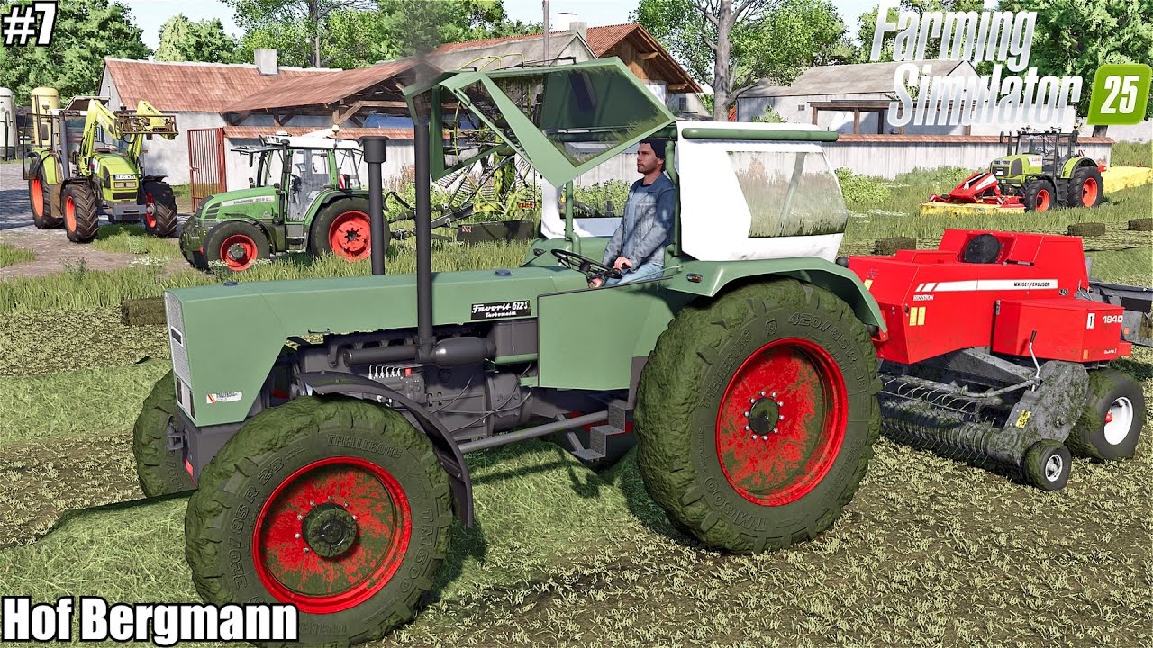 Hof Bergmann! BALING SMALL SQUAR BALES, CLEANING STABLES AND FEEDING ANIMALS| Hof Bergmann | 7