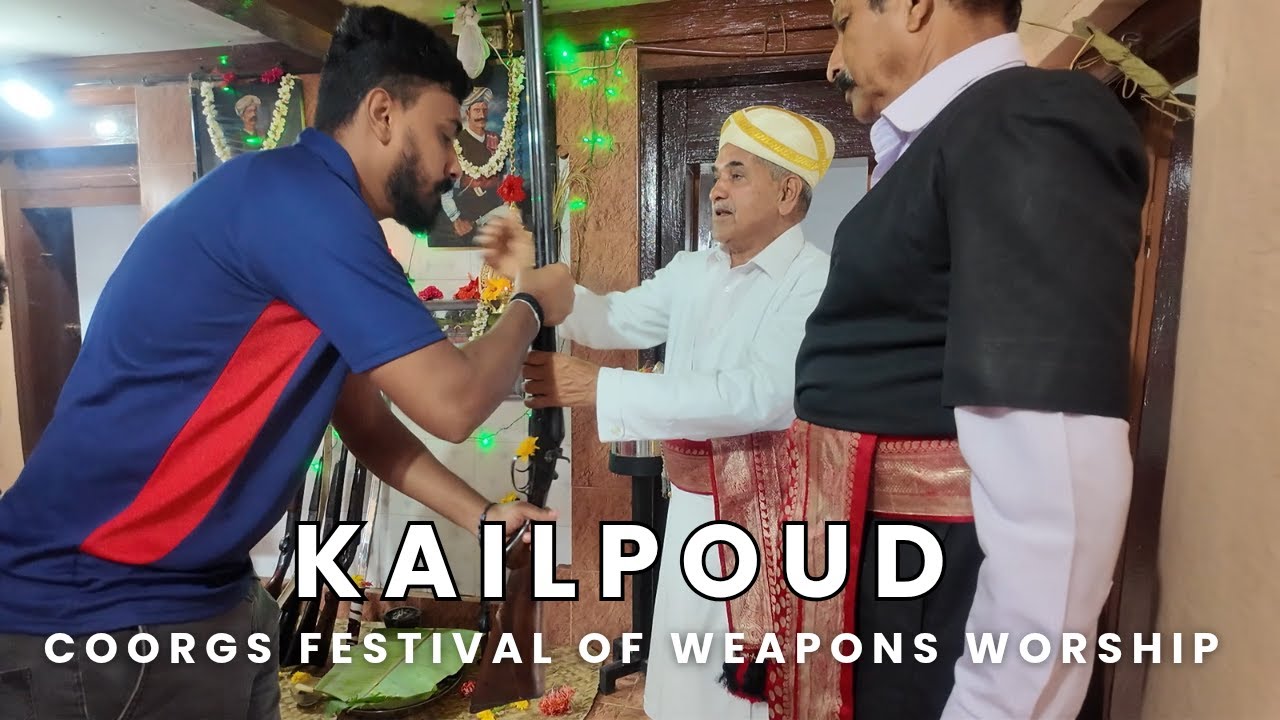 Kailpoudh Festival in Coorg - Kulletira Family- Weapon Worship Of The Kodava Warriors