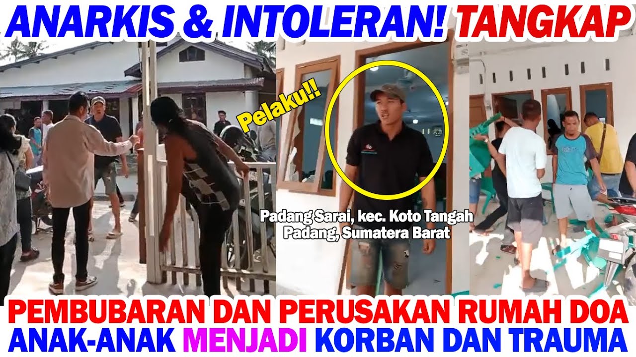 ANARKIS & INTOLERAN!! PEMBUBARAN IBADAH DAN PERUSAKAN RUMAH DOA DI PADANG SARAI #reactiontiktok