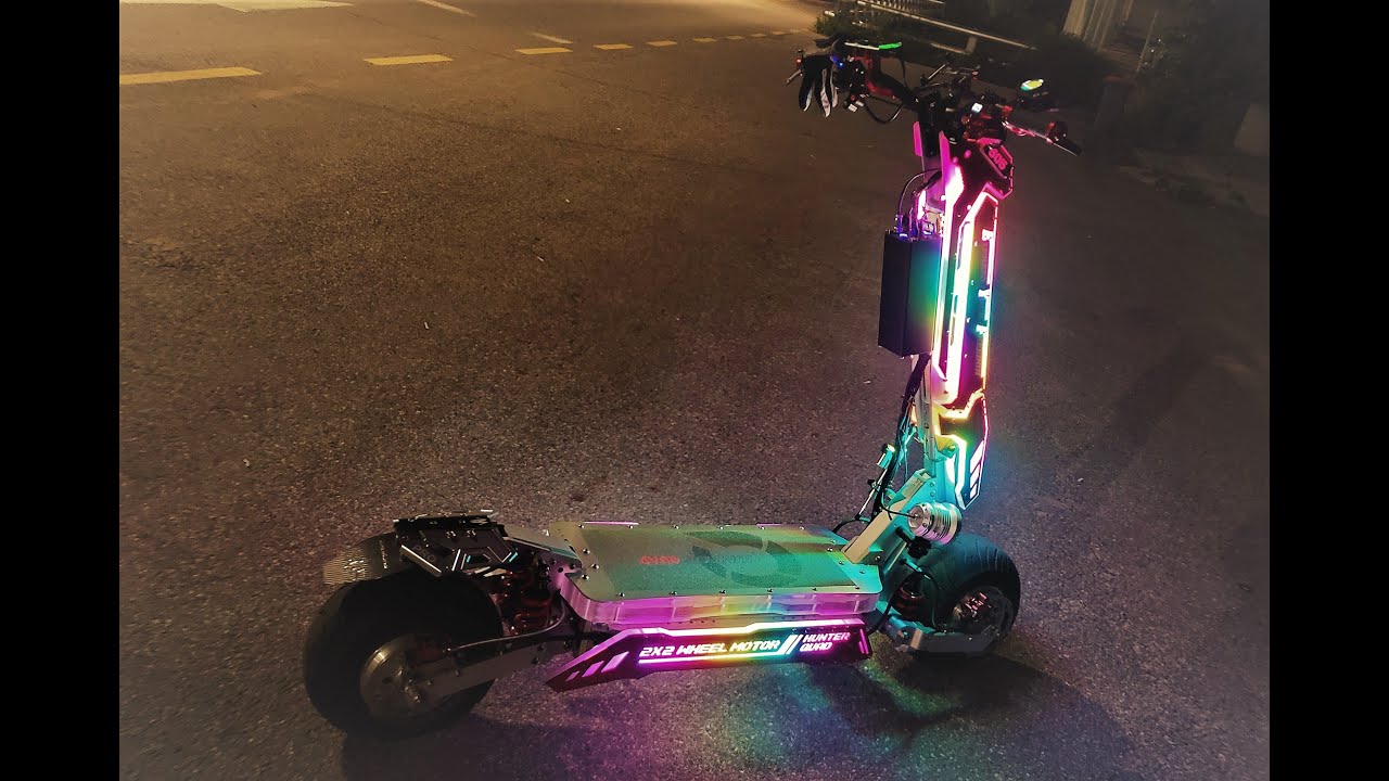 Electric Scooter | Riding HUNTER QUAD, DUALTRON THUNDER | 505pro Tuning