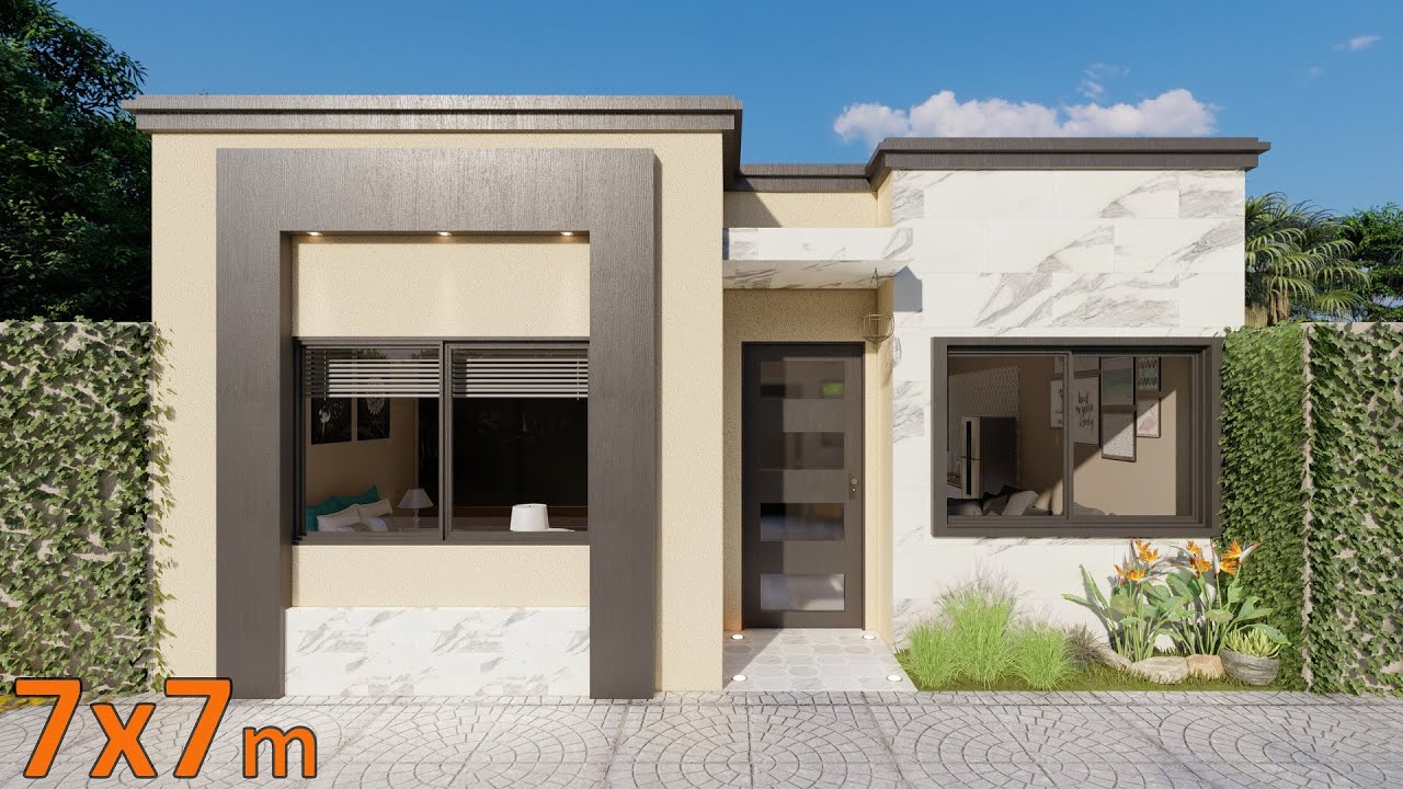 Plano de Casa de 7x7 Metros