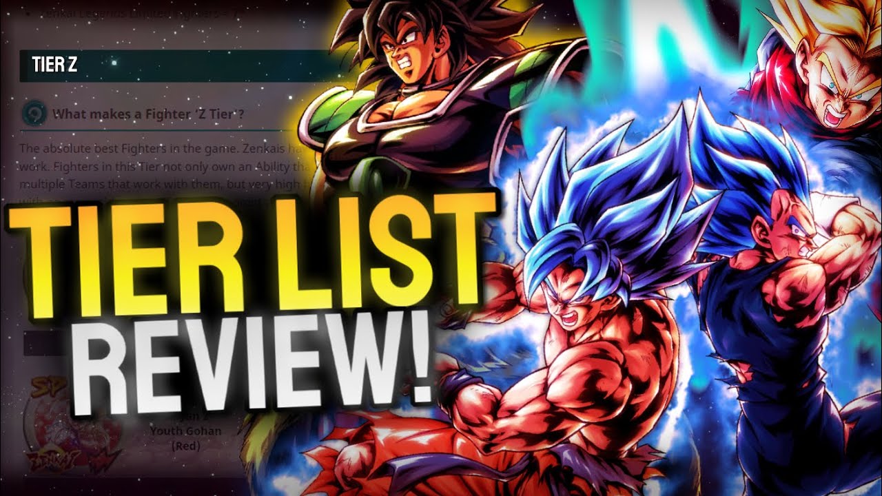 THE NEW BEST UNITS IN THE GAME!! Gamepress Tier List Review! (Dragon Ball LEGENDS Guide)
