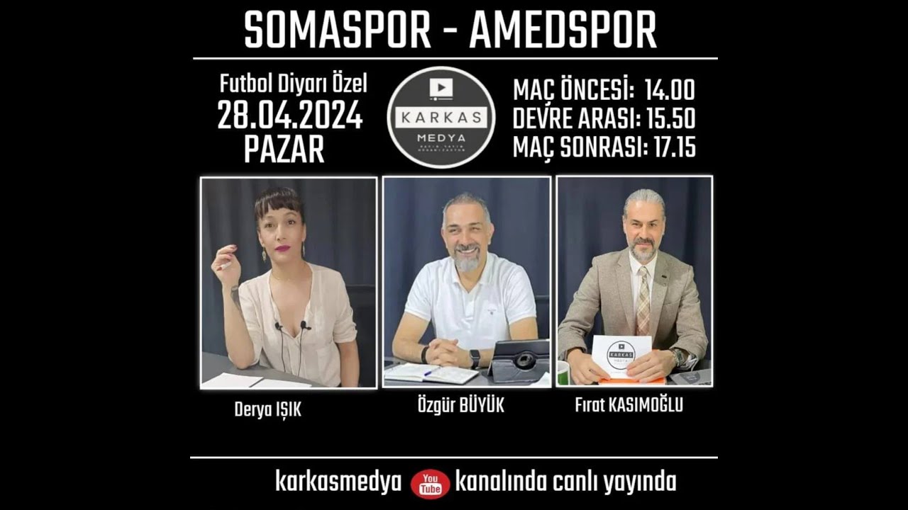 Derya Işık, &Ouml;zg&uuml;r B&uuml;y&uuml;k ve Fırat Kasımoğlu ile Futbol Diyarı Ma&ccedil; &Ouml;ncesi - 28.04.2024