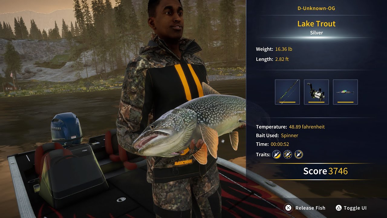 Emarald Plateau Fishing Challenge Silver 1 - Catch A Sliver Rank Lake Trout - COTW : The Angler