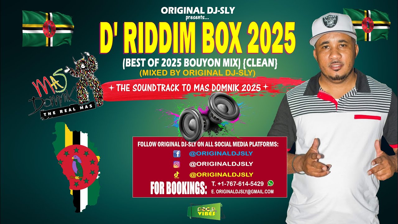 Original DJ-Sly - D' Riddim Box 2025 (Best of Bouyon Video Mix) Ft. LitleBoy, Trilla-G, Quan {Clean}