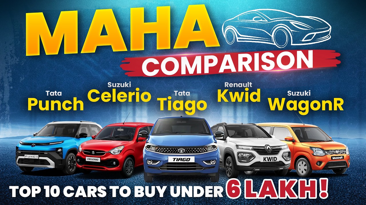 Top 10 Best Budget Cars Under 6 Lakh in India 2026 (Power + Mileage + Price) | Full Comparison