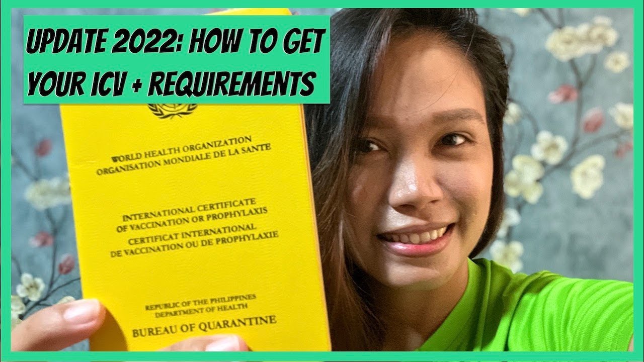 UPDATE! How to Get Your WHO ICV (2022) from BOQ + List of Requirements