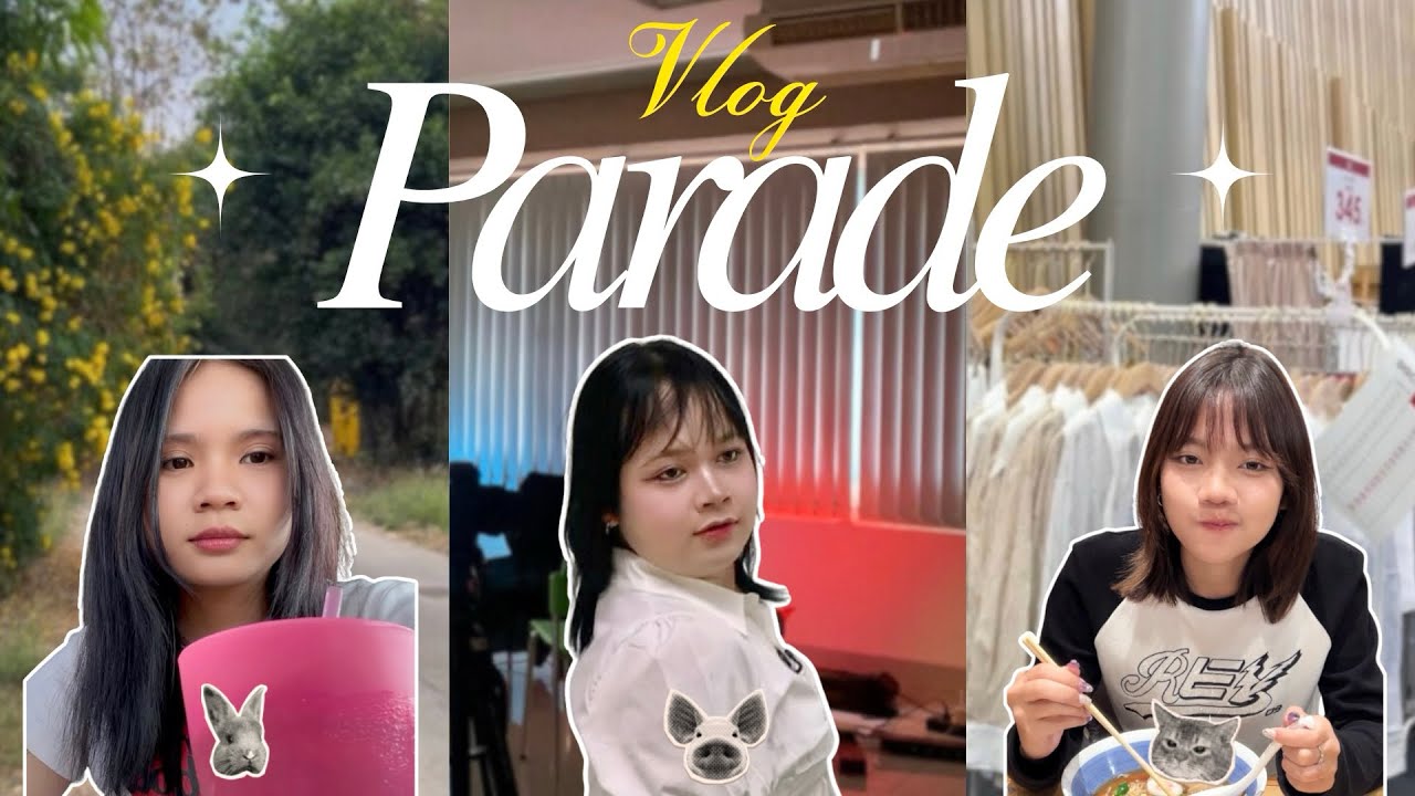 Parade-Vlog วันหยุดสุดสัปดาห์🍊| Parade gurls