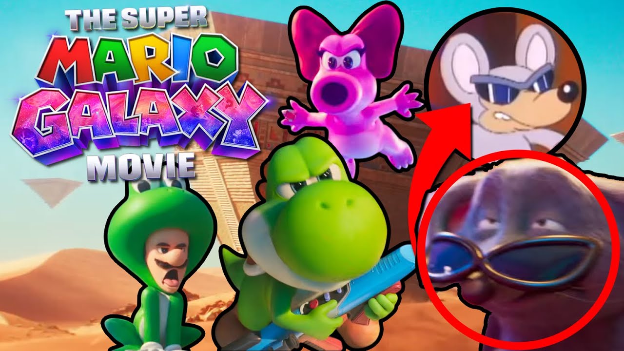 Yoshi, Birdo, and... MOUSER!!?? | The Super Mario Galaxy Movie January 2026 Trailer Thoughts