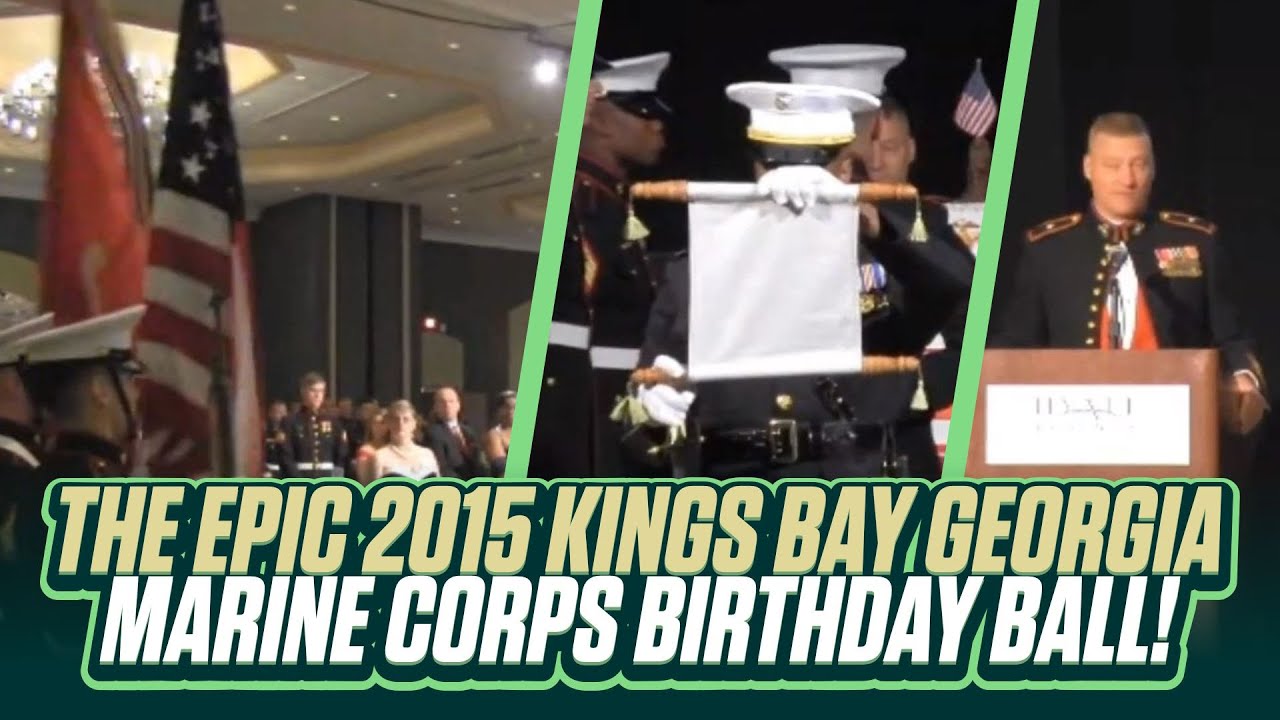 The Epic 2015 Kings Bay Georgia Marine Corps Birthday Ball! #marinecorps  #ceremony #inspiration