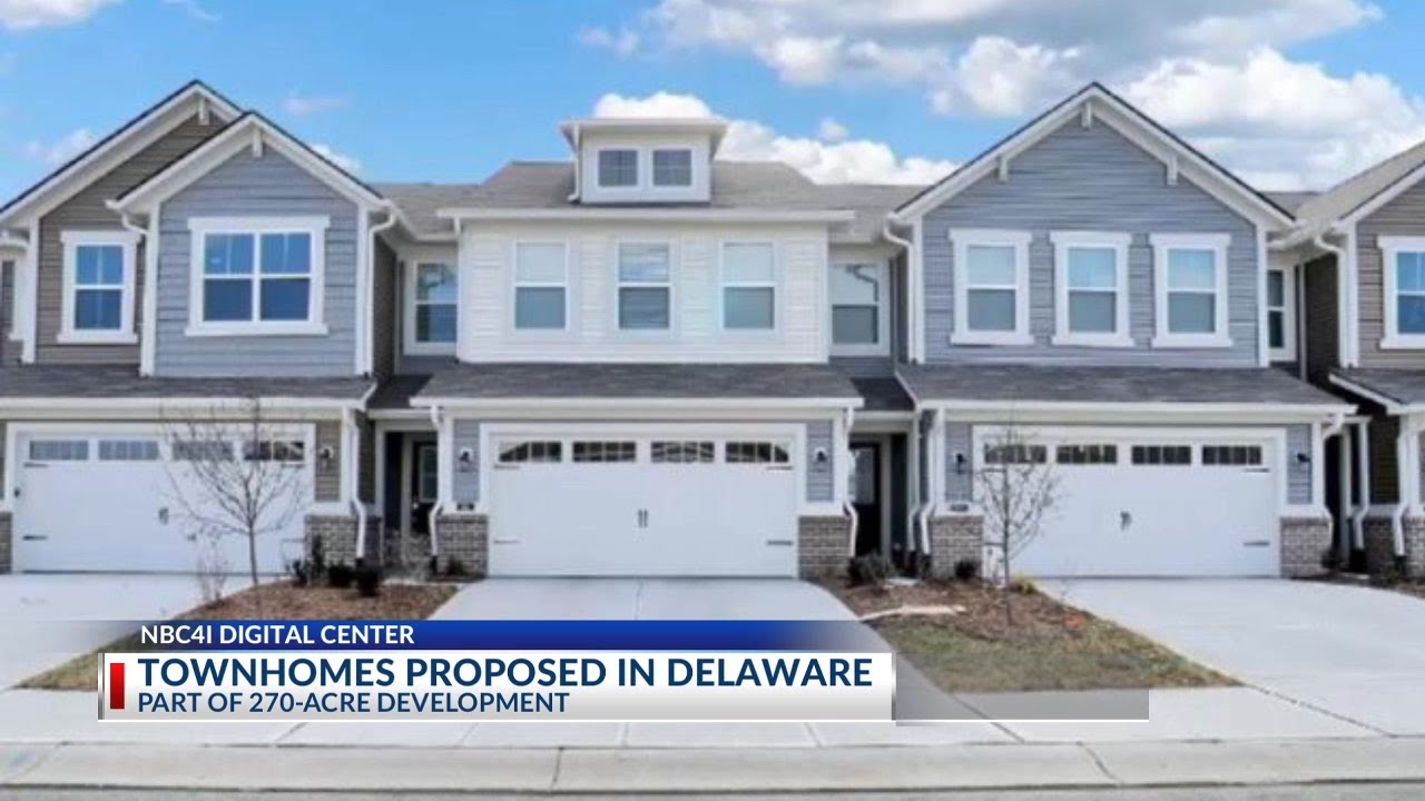 Townhomes proposed as part of Delaware&rsquo;s 270-acre Addison Farms development