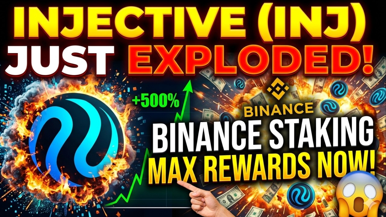 INJECTIVE (INJ) JUST EXPLODED! Binance Staking, Short Squeeze & $7 Price Target Explained