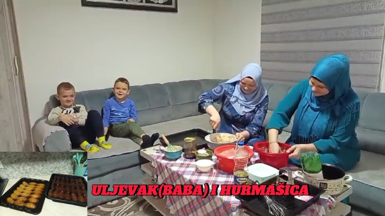 PONOVO ZAJEDNO KUHAMO: ULJEVAK(BABA), RIBA I HURMAŠICA🥰#food #recipe