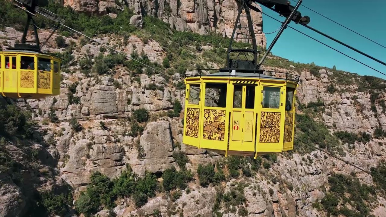 Decoració de les cabines pel Mil·lenari de Montserrat