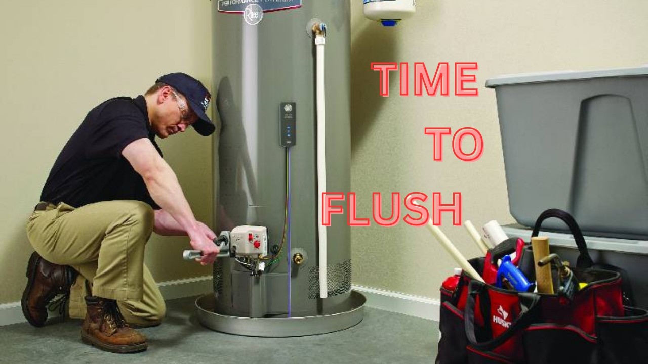 How I flushed a gas water heater to extend its life