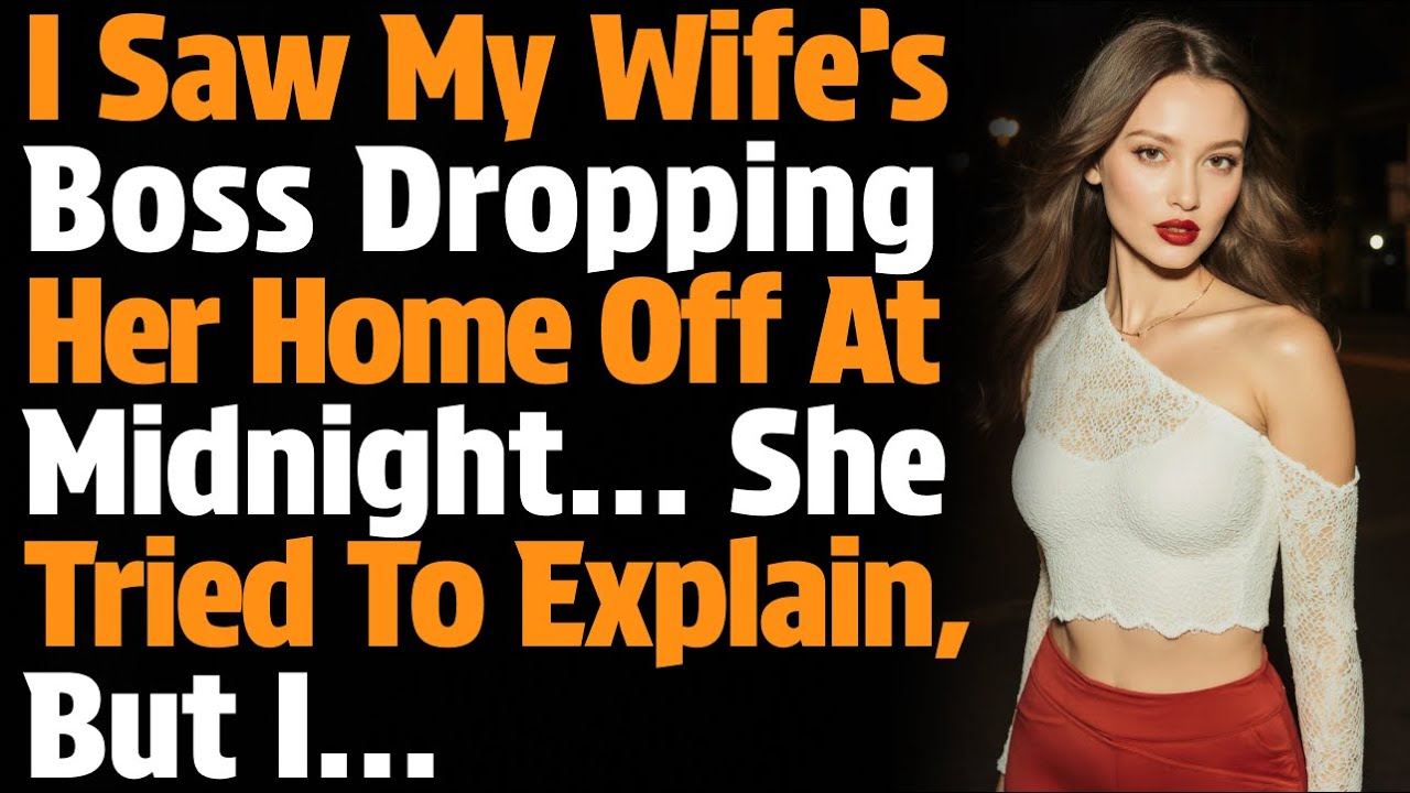 I Saw My Wife’s Boss Dropping Her Off At Midnight… She Tried To Explain, But I…