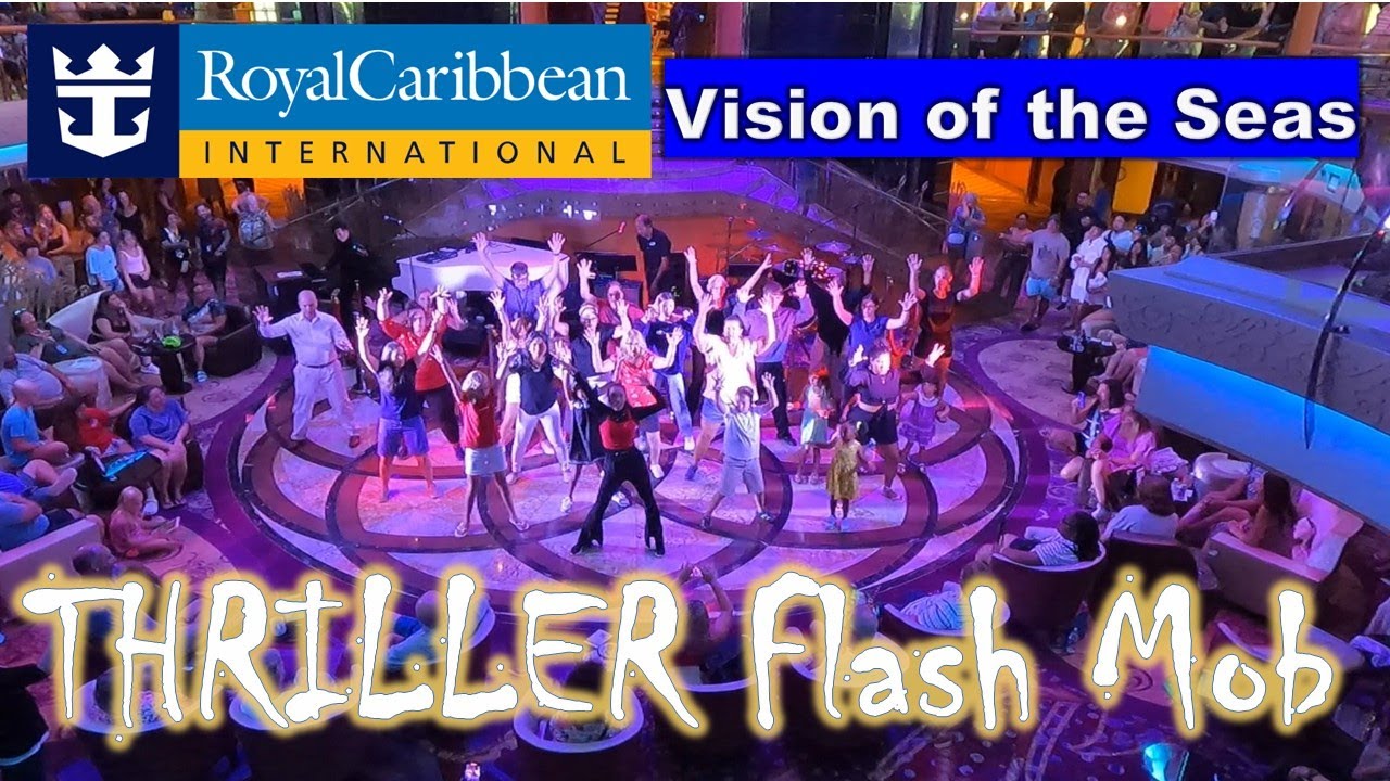 THRILLER FLASH MOB ║Royal Caribbean Vision of the Seas ║Josh&Sarah ║HalukayTV