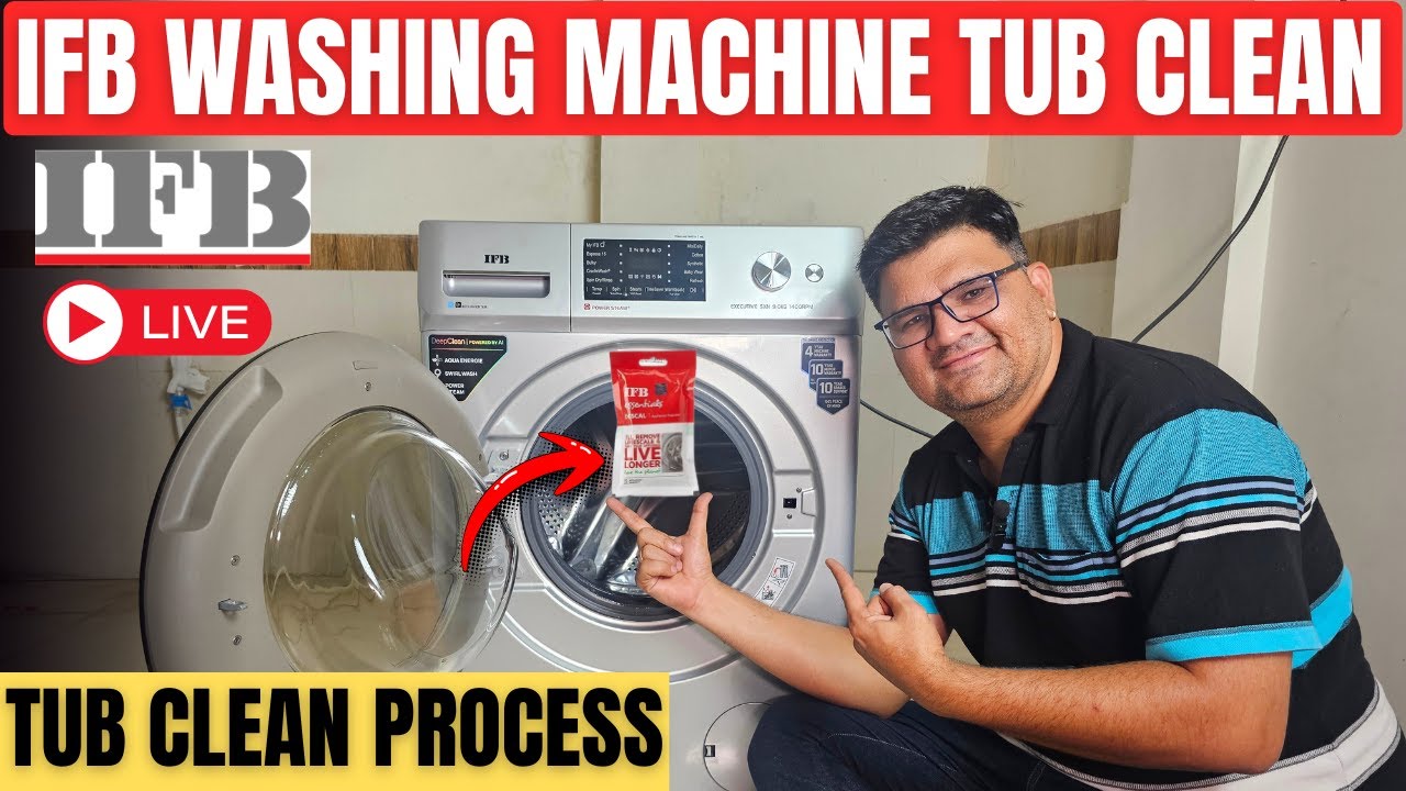 IFB Washing Machine Tub Clean ⚡ IFB Front Load Washing Machine Tub Clean ⚡IFB Tub Descaling