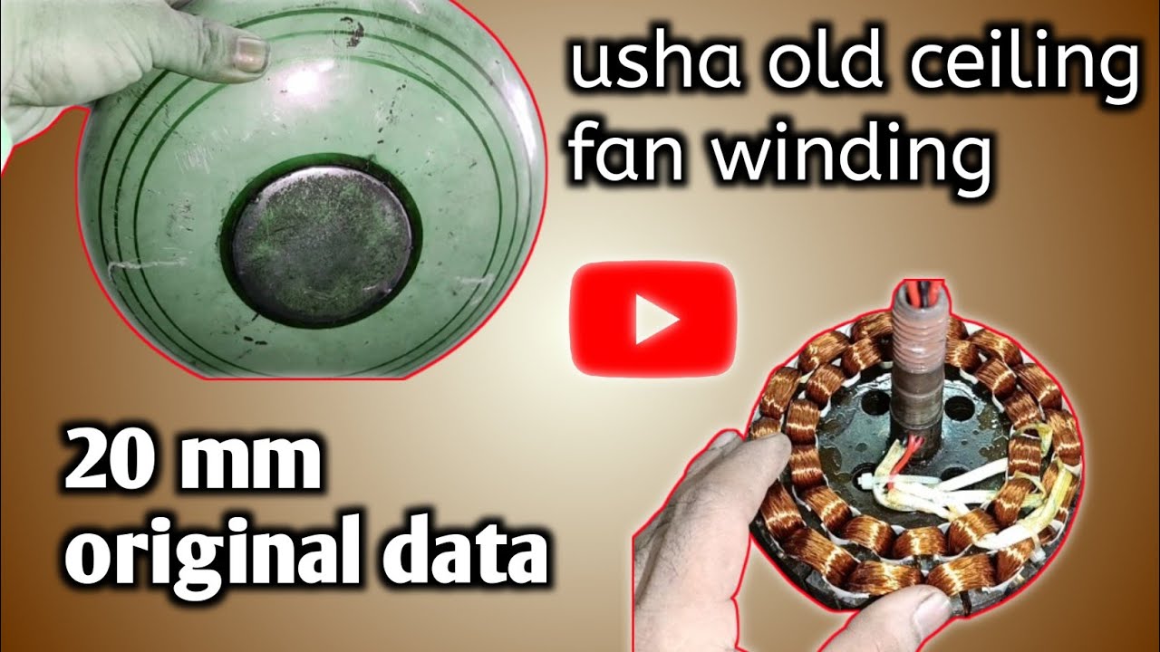 usha old model ceiling fan winding data / old model ceiling fan winding data