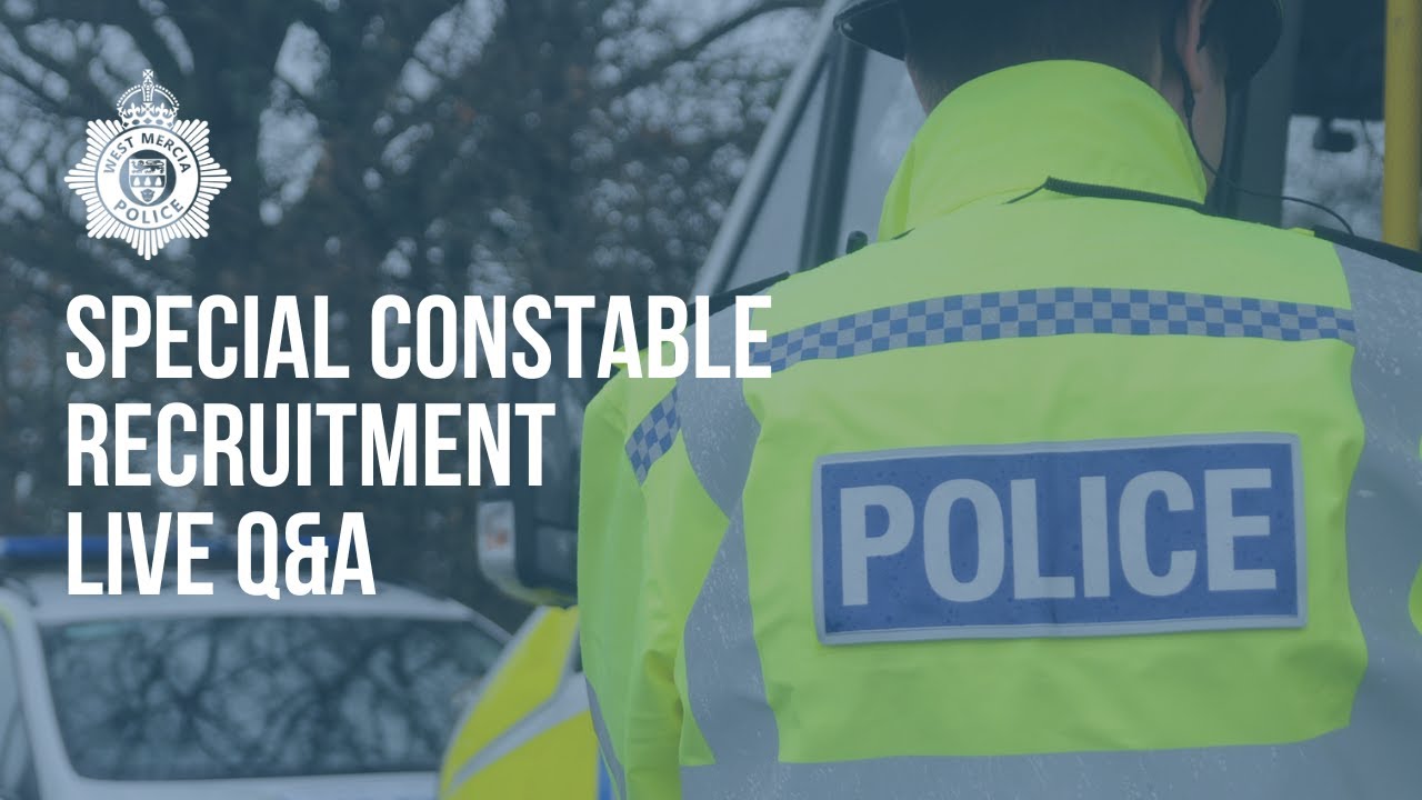 #RECRUITMENT: Special Constable Live Q&A