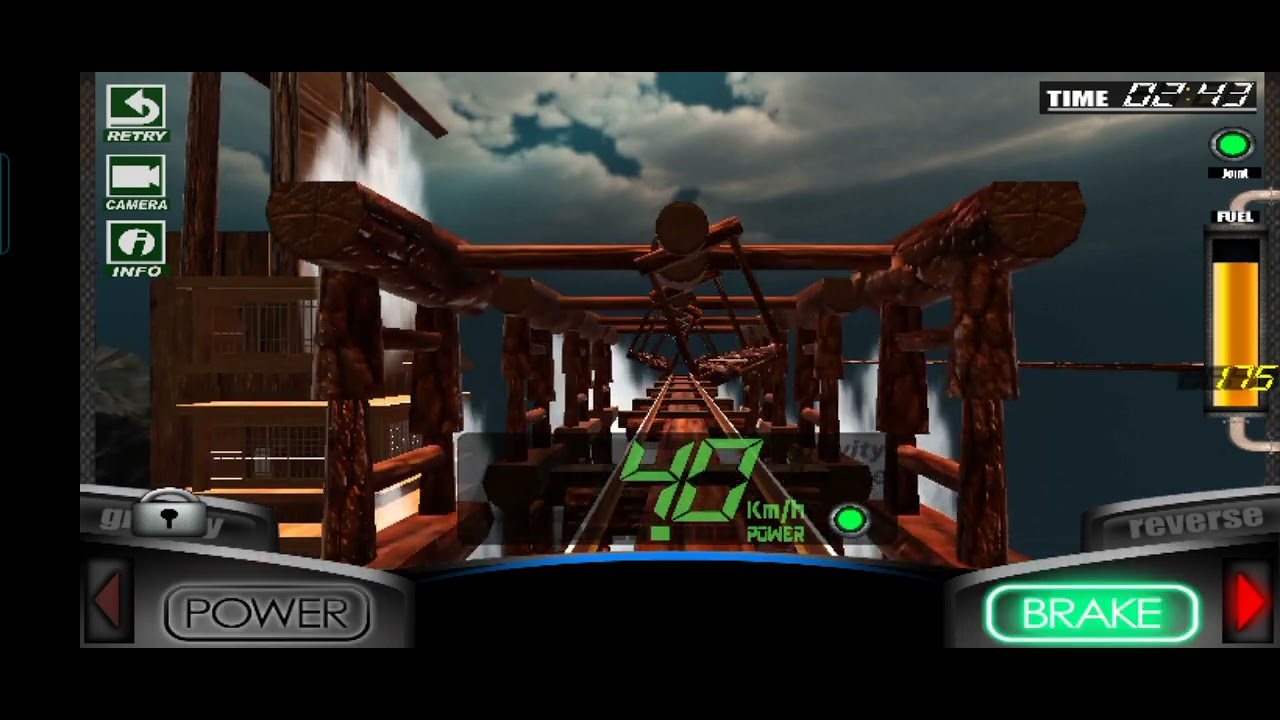 I beat the hard level in 絶叫トレインコースターRenewal (read description) (thrilling train coaster renewal)