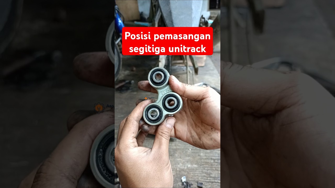 cara pasang segitiga unitrack Vixion #asomotor #vixion