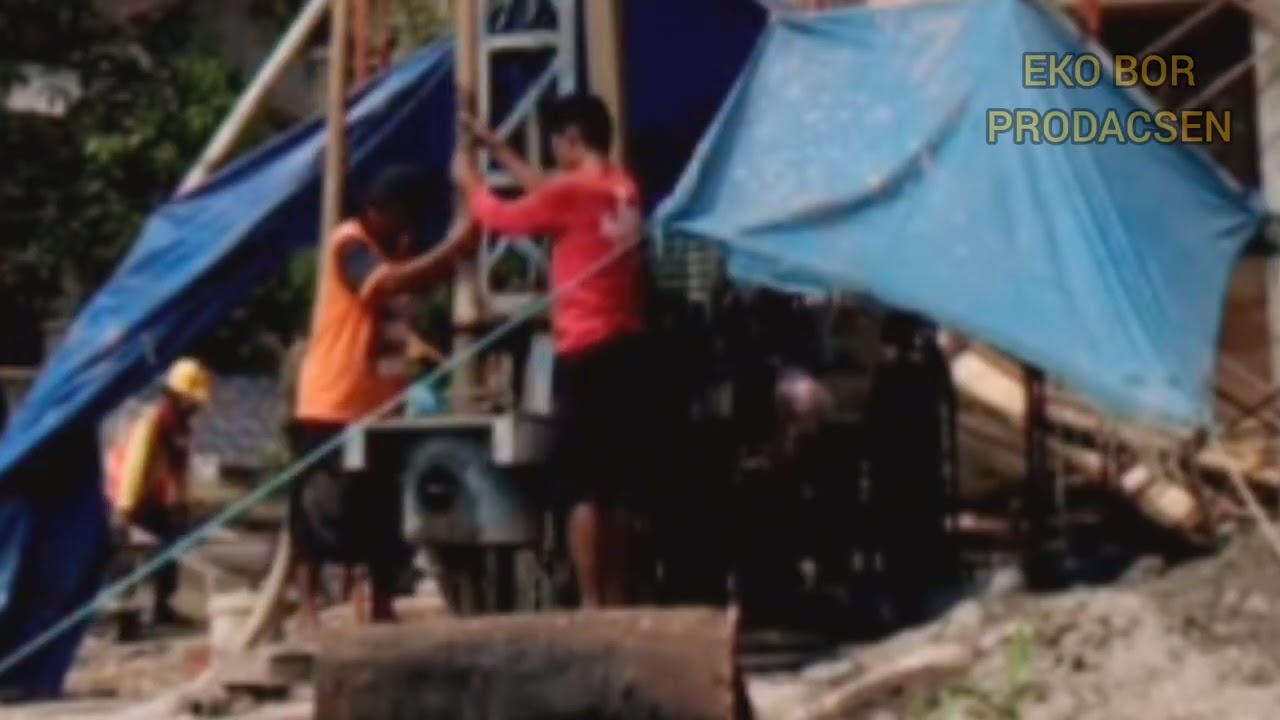 PROSES PENGEBORAN PAMSIMAS 120 METER DAN PENYAMBUNGAN PIPA  