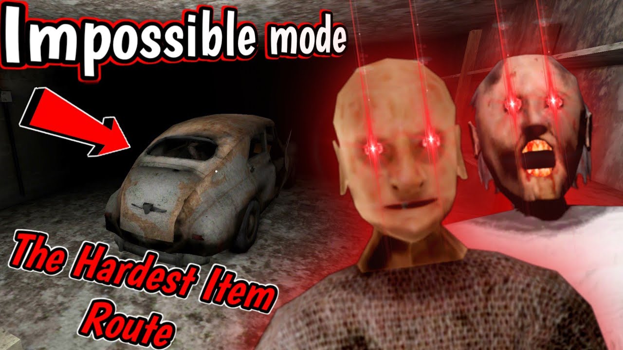 Granny Recaptured - Impossible mode with Grandpa - The Hardest Item Route