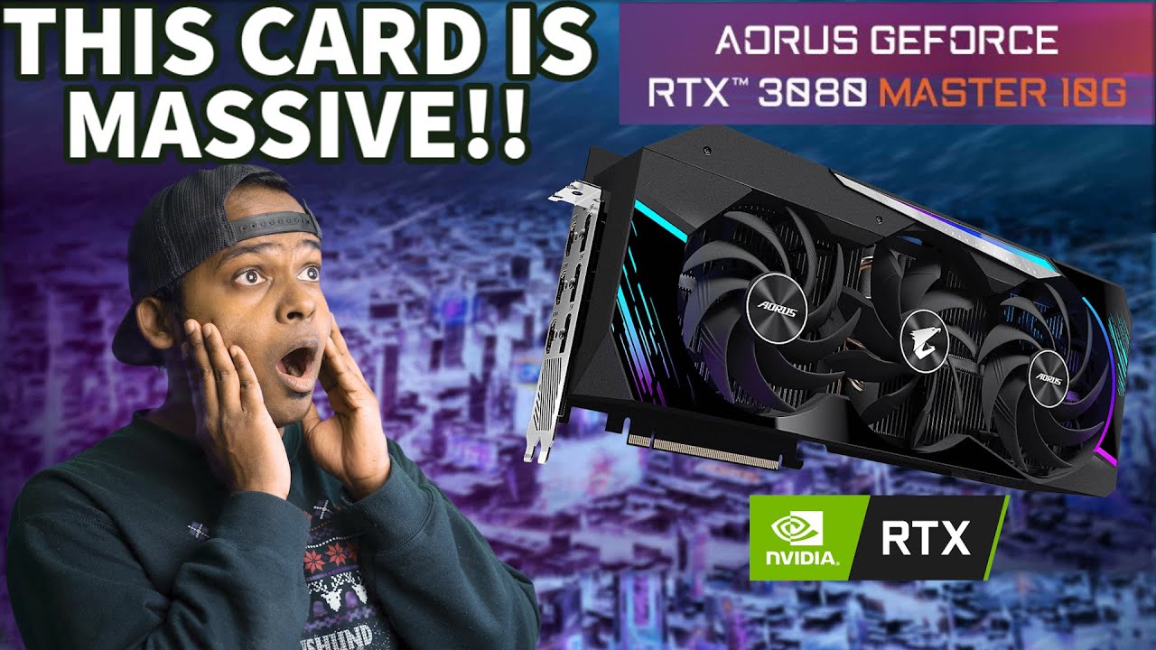 UNBOXING AND INSTALLING THE AORUS EXTREME RTX 3080.