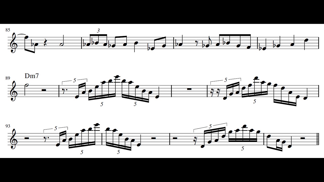 Petrucciani - So what Solo in Stuttgart Transcription - Free PDF