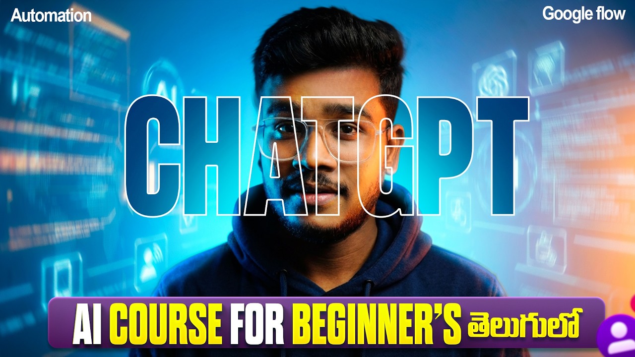 AI for Beginners 2026 🤖 | ChatGPT, Gemini, Grok & Google Flow FULL Course!
