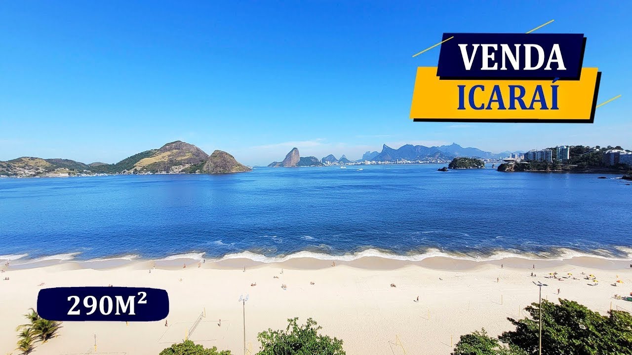 PRAIA DE ICARAÍ I ALTO PADRÃO I TODO REFORMADO VISTA DESLUMBRANTE I 290M2 I 4 QTOS I 4 BANHS I 2 VGS