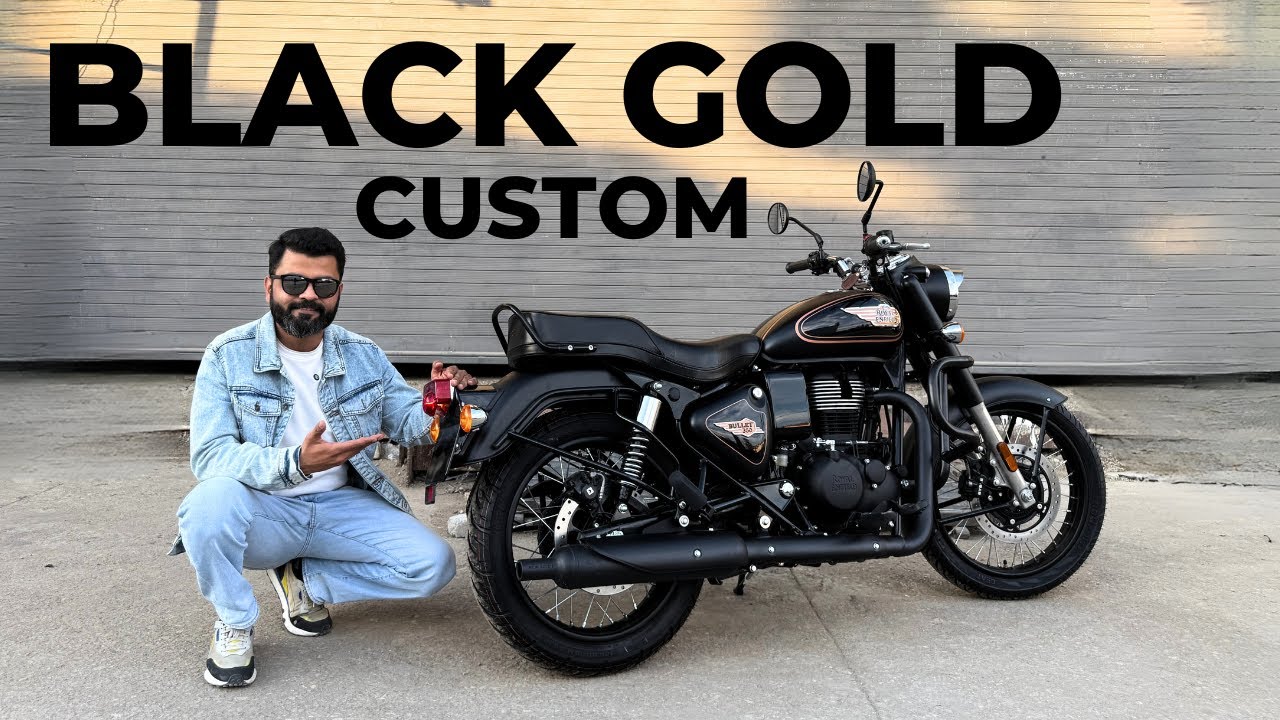 New Bullet 350 Black Gold Vintage Review | Best Of Bullet 350 | Motorxone