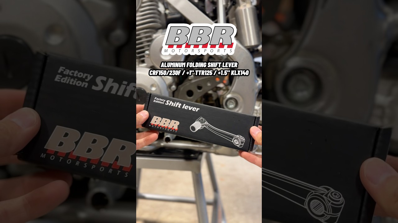Installing a BBR Shift Lever (Easy Mod!) #klx140 #ttr125 #crf150 #kawasaki #yamaha #honda #bbr