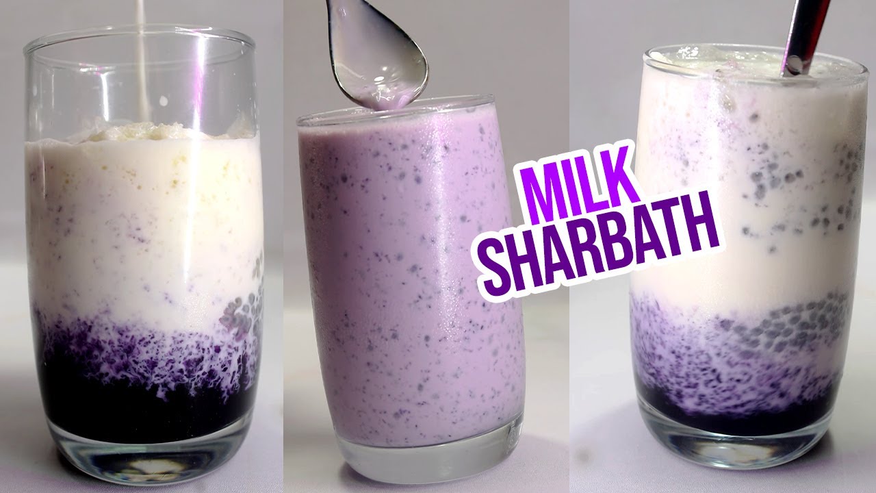 Milk Sarbath | Easy summer drink recipe #Summer #Sarbath #SummerDrink #StreetFood