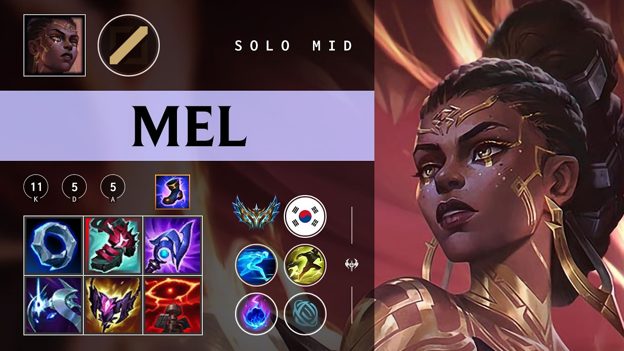 Mel Mid vs Ahri - KR Challenger Patch 26.04
