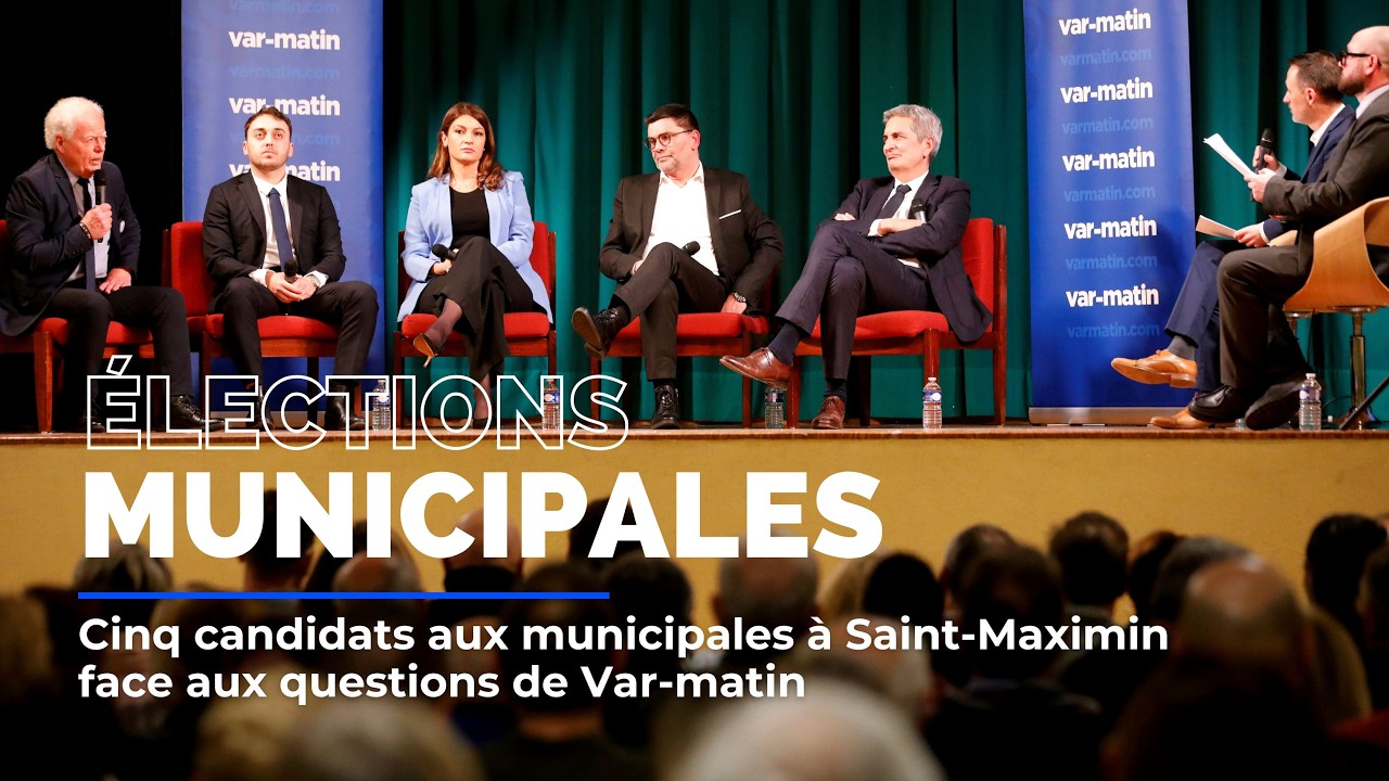 5 candidats aux municipales à St-Maximin face aux questions de Var-matin : suivez le débat en live