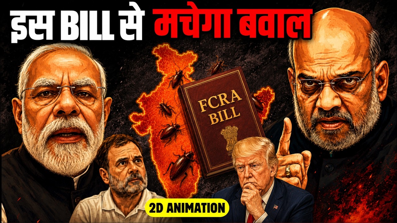 Amit Shah Ka FCRA Materstroke... 10,000+ NGO BAND⁉️ | 2D Animation