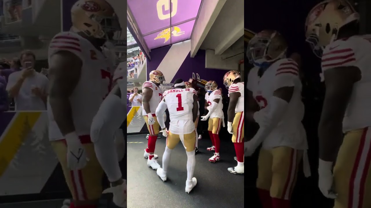 #49ers first #Bumpboxx entrance of 2024 Week 2 vs Vikings
