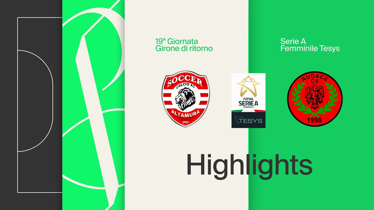 Soccer Altamura-Audace Verona 10-2 | Gol e highlights | 19ª giornata | Serie A Tesys 2025/2026