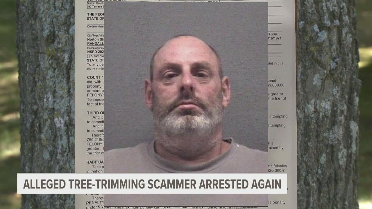 Muskegon serial tree-trimming scammer back at it