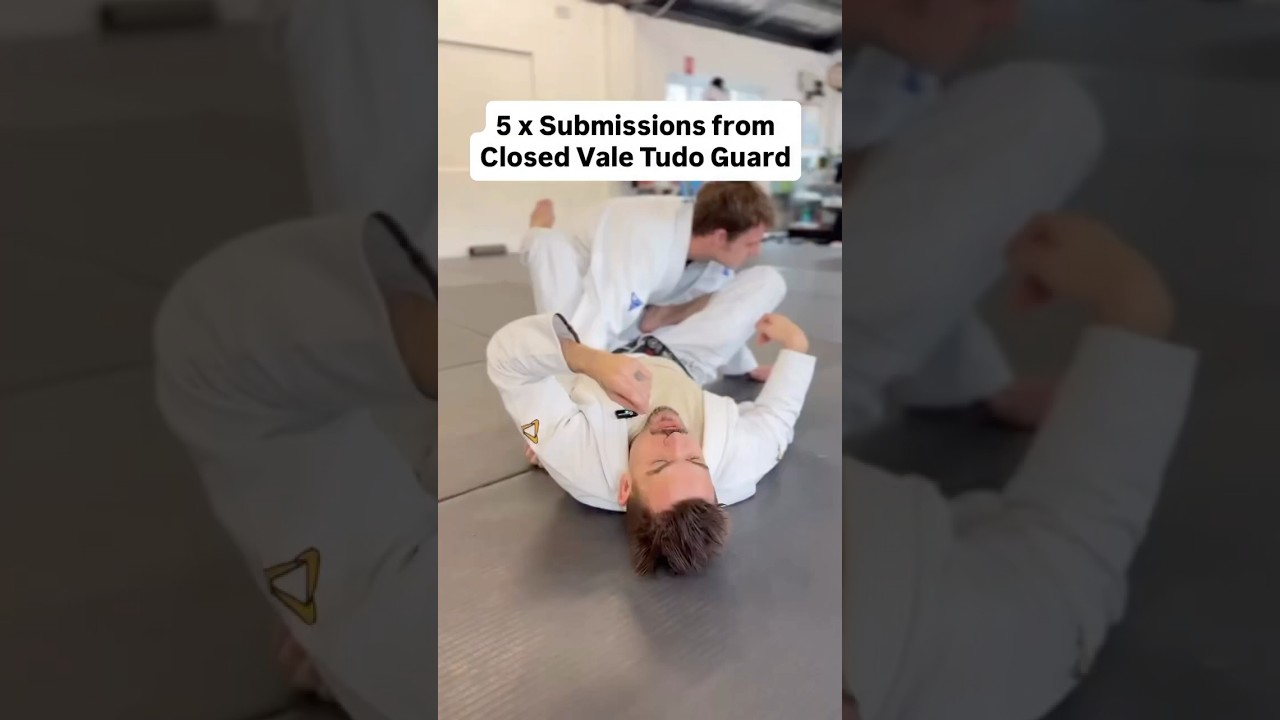 5 x Submissions from Closed Vale Tudo Guard by Chris Burns #jiujitsu