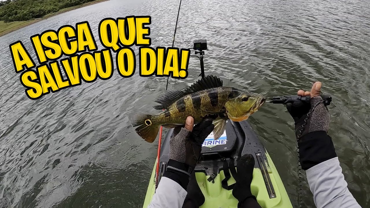 ISCA FANTASMA SALVOU O DIA! | PESCARIA ULTRA LIGHT NA CHUVA